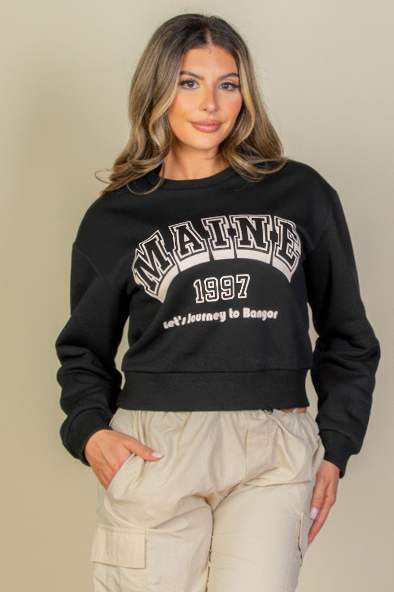 Graphic Drop Shoulder Sweatshirt