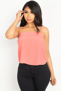 Scallop Opening Cami Top