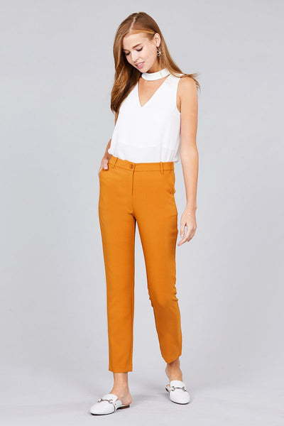 Seam Side Pocket Classic Long Pants