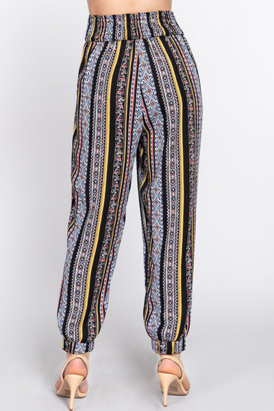 Printed Jogger Pants